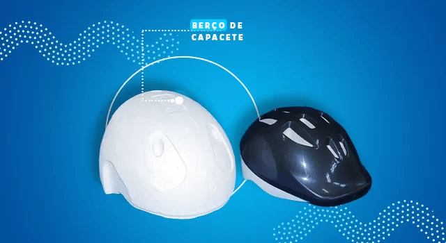 Berço de Capacete feito em EPS Isopor