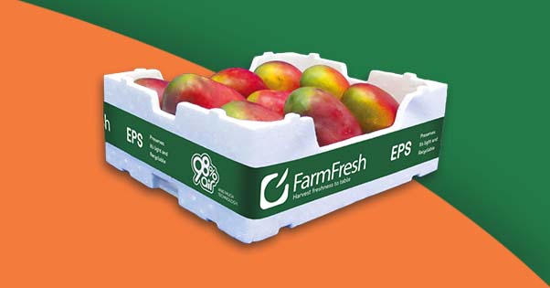 Farm Fresh caixa de EPS com manga